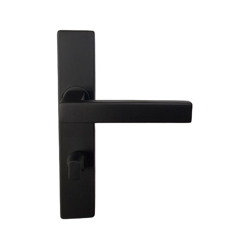 Klose Besser - Poignées sur Plaques Carrées Noires 'patricia' Condamnation sans voyant