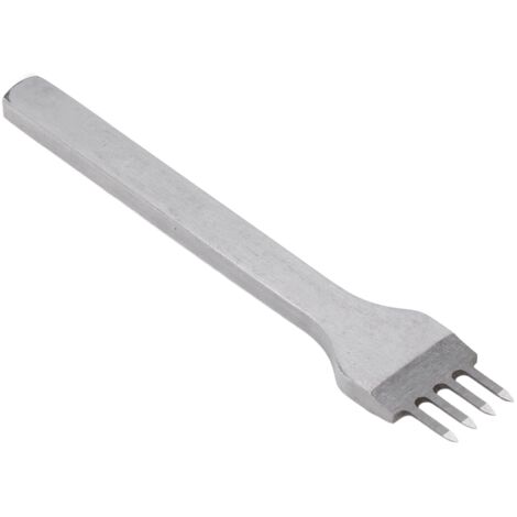 Poinçon à Cuir 4 Pointes Acier pour Travail du Cuir DIY 3mm