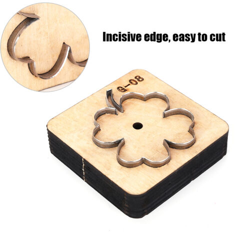 Poinçon à Cuir et Couteau de Découpe pour Travaux Manuels DIY - Outil Artisanal Modèle G-08