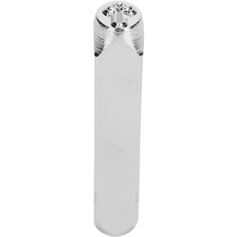 Poinçon à main 6mm 1/4" pour gravure sur métal, bijoux DIY et artisanat