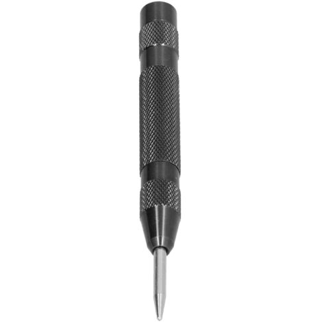 Poinçon automatique à pointe amovible en acier trempé, réglable pour perçage précis