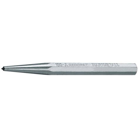 Poinçon central Gedore avec pointe en carbure 130x12x4 mm