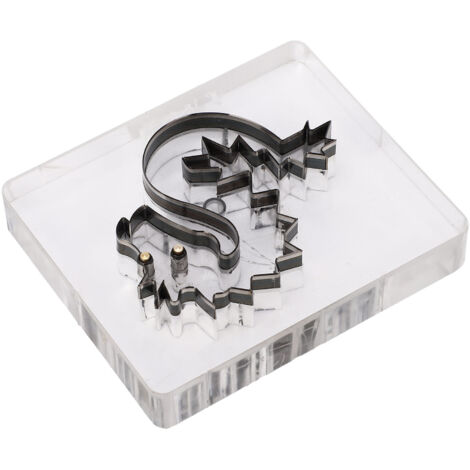 Poinçon de découpe dragon en acier allié pour cuir - Outil de découpe précis et durable