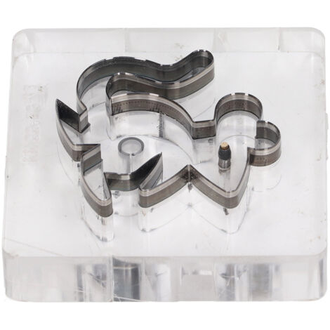 Poinçon de Découpe en Forme de Souris en Acier et Acrylique pour Artisanat DIY