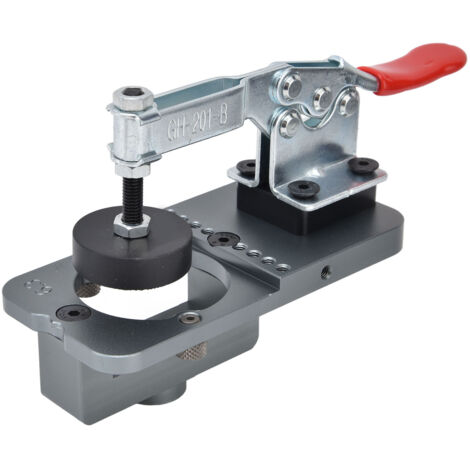Poinçon de Guidage pour Charnières 35mm, Jig de Perçage Réglable Manuel pour Portes en Bois