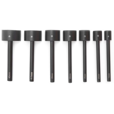 Poinçon demi-rond pour l'artisanat, ceinture de sangle, bricolage, projet de travail manuel, outils en cuir, 7 pièces