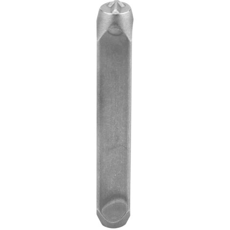 Poinçon en acier CR-V en forme de croix pour personnalisation métal et cuir