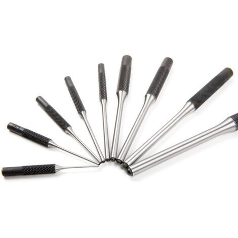 Poinçon Jeu de Chasse-goupilles En Acier Durable Professionnel, Outil à Main Ingénierie Mécanique   9PCS