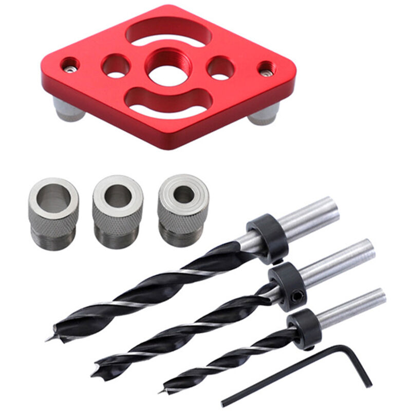 Sunxury - Poinçonneuse à tenon en bois rond en alliage d'aluminium