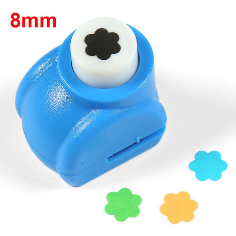 Poinon d&39artisanat de fleur 7.5cm 5.0cm 3.8cm 2.5cm 1.5cm, perforateur de papier d&39école pour Scrapbooking, poinon de trou eva, coupe de pétale à 6 pétales, livraison gratuite,1pc 8mm