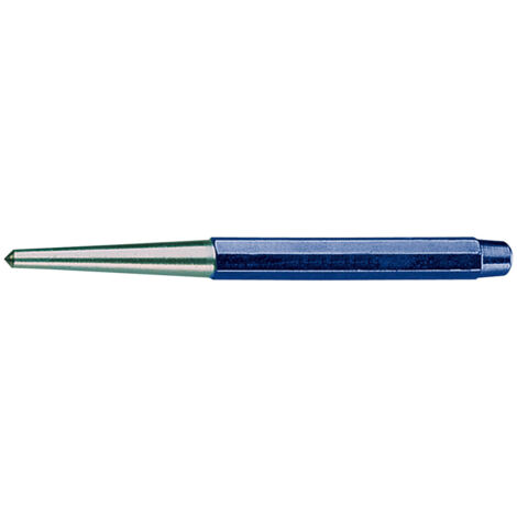 Poinon de centrage  pointe en carbure  8 artes 130 x 14 mm