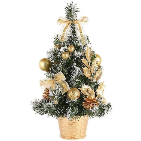 Poinsettia/Boule lumineuse LED 30 cm Mini arbre artificiel Mini décoration d'intérieur