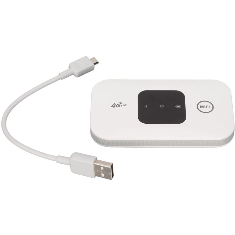 Sjlerst - Point d'accès Internet portable 150 Mbps carte sim haute vitesse 4G routeur de carte sim à couverture forte pour les voyages au bureau à