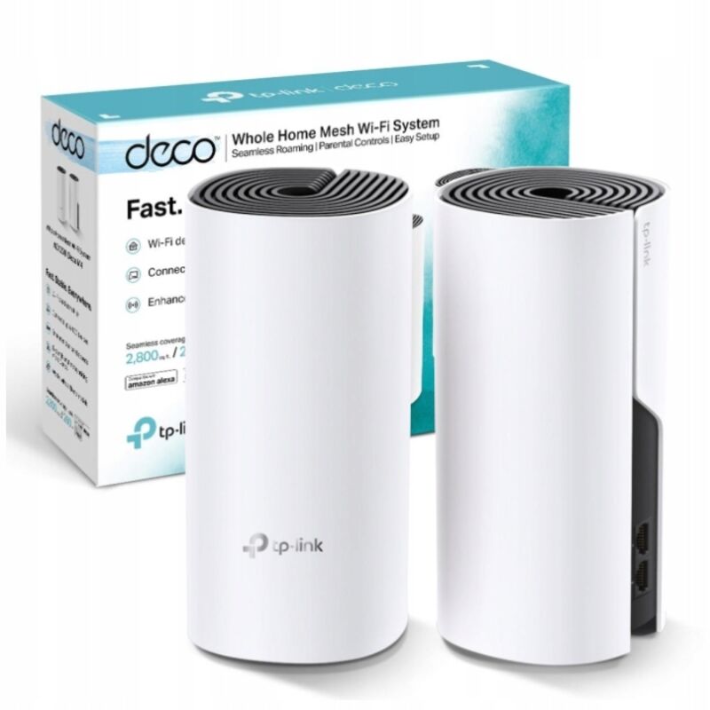 Deco M4 Sistema WiFi Mesh AC1200 Dual Band Gigabit Pack 2 - Tp-link