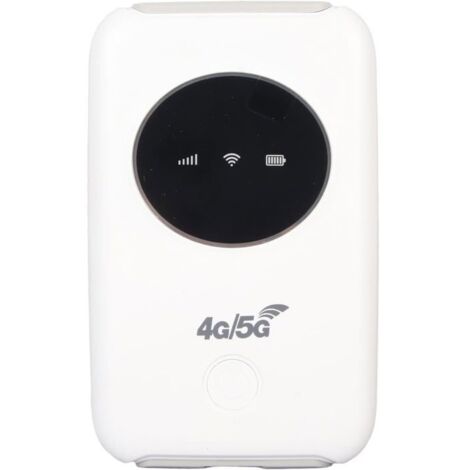 Point D'accès Wi-FI Mobile,Modem Wi-FI USB 4G LTE Wi-FI 5G Débloqué à 300 Mbps avec Emplacement pour Carte SIM Routeur WiFi