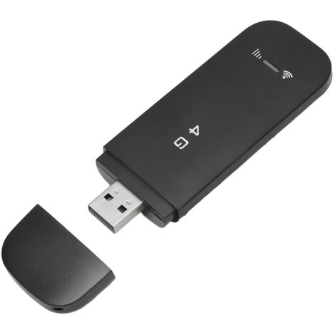 Point d'accès WiFi portable USB, supporte 10 appareils, protection multiple, plug & play, routeur 4G LTE avec fente pour carte micro.