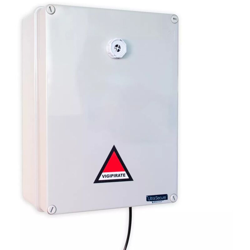 Ultra Secure - Point d'alerte ppms additionnel basique sans fil haute-résistance - sirène multi tonalités blanche