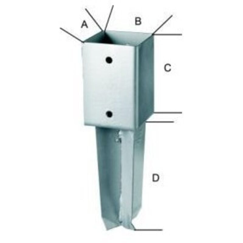 Point d'ancrage . 71x350 mm