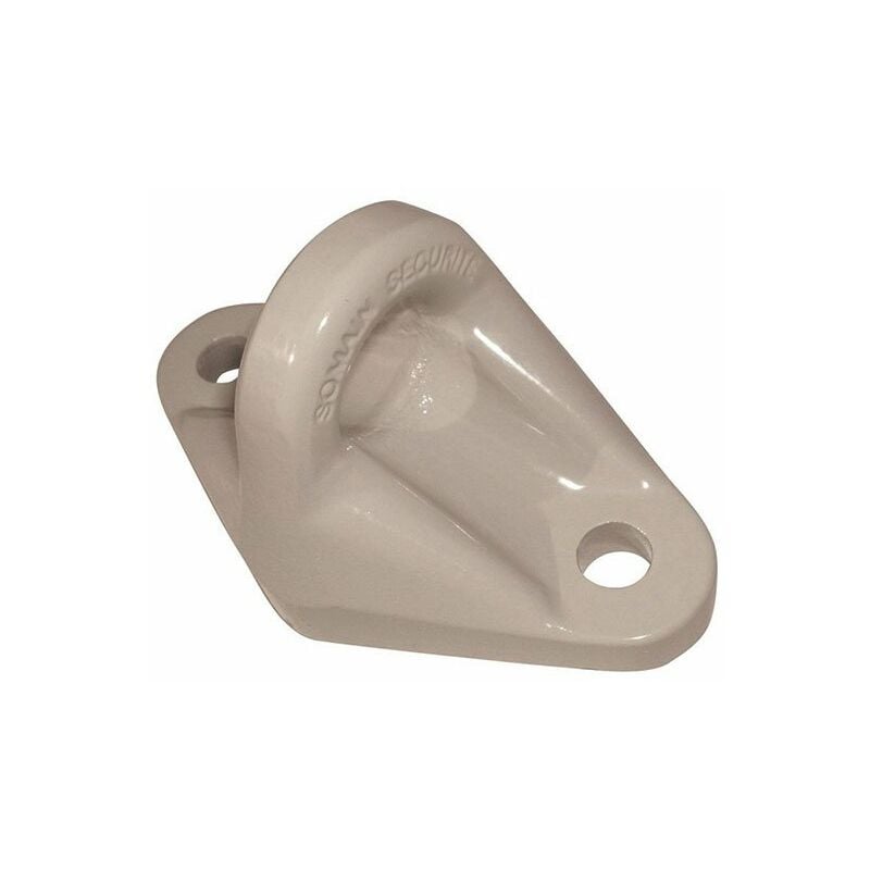 Point d'ancrage double aluminium - Gris ral 7038 - 1 pièce - PA2-001