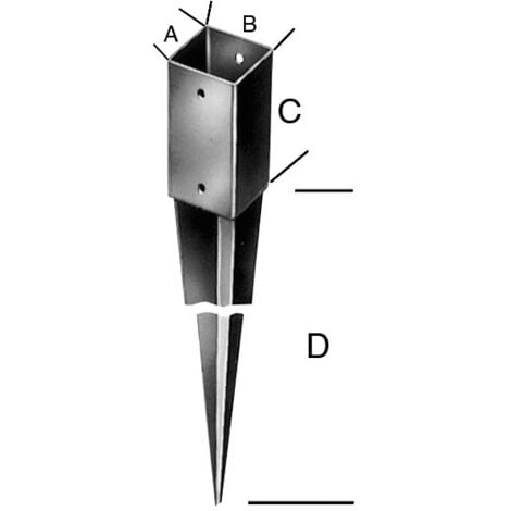 Point d'ancrage tzn 71x750 force 1,8mm