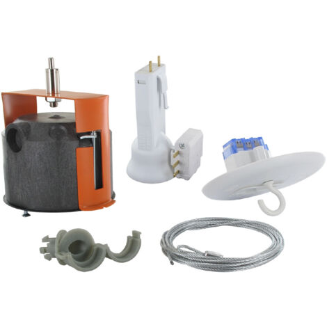 Point de Centre DCL No Air coupe-feu EI90 Ø74 mm – Profondeur 54 mm – Matériau intumescent pour obstruer ouvertures – Plafonds coupe-feu jusqu'à 90 min – BLM