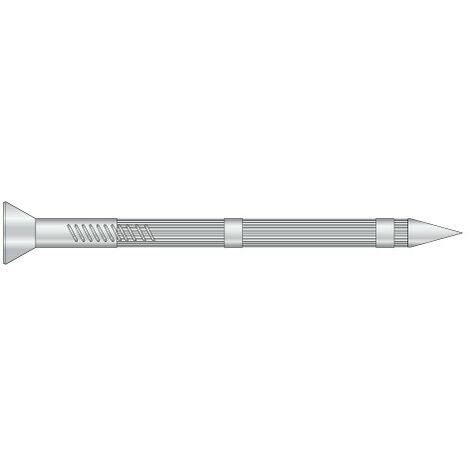 Pointe à béton électrozinguée 4.5x90mm - Boite de 85