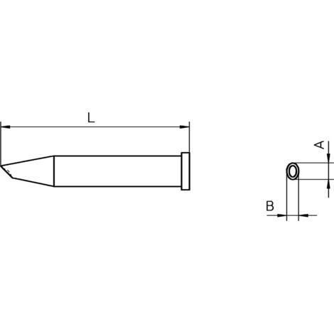 Pointe à souder série XT, forme spéciale