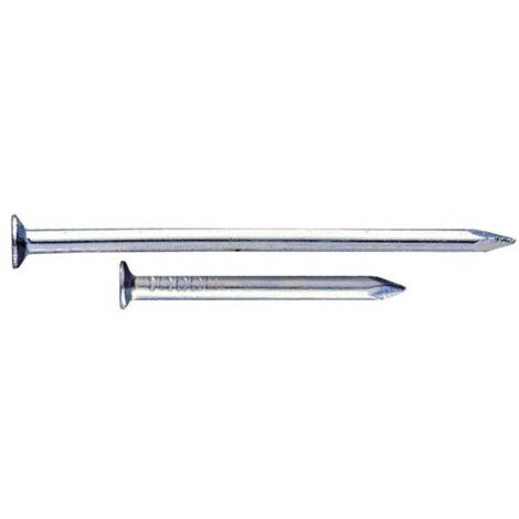 Pointe acier zin t�te plate 3,4 x 70 Blister 10 unit�s