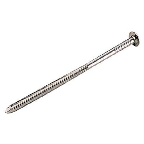 Pointe annelée INOX A4 - Tête bombée LRM GUNNEBO - Ø2,3 x 45 - Boite de 500