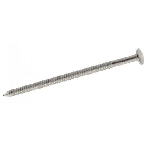 Pointe annelée - Tête bombée - Inox A2 2,3x35 mm - Boîte de 180