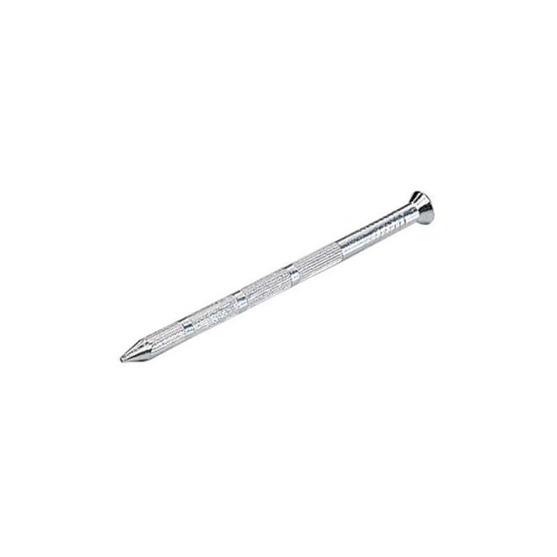 Pointe béton tête conique striée galvanisée 2,7X40mm boîte de 1kg Pate 16X40STRIEE