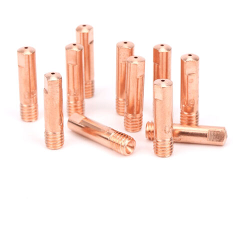 Pointe de de Soudage MIG, 60 Pièces Pointe de de Soudage MIG Buse Conductrice en Cuivre pour Accessoires de Soudage 15AK X 0,9, 60 Pièces Pointe de de Soudage MIG, Buses.