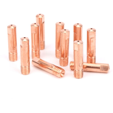 Pointe de de Soudage MIG, 60 Pièces Pointe de de Soudage MIG Buse Conductrice en Cuivre pour Accessoires de Soudage 15AK X 0,9, 60 Pièces Pointe de de Soudage MIG, Buses.