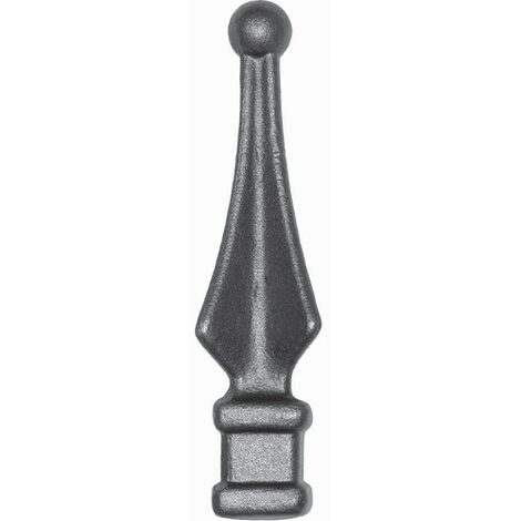 Pointe de lance carré de 24 en fer forgé