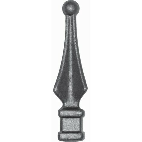 Pointe de lance carré de 24 en fer forgé