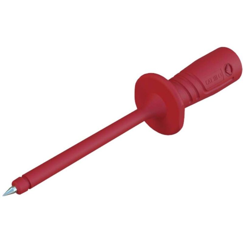 Hirschmann Test & Measurement PRUEF 2600 rt Sicherheits-Prüfspitze 97231710eckanschluss 4mm CAT III 1000V Rot