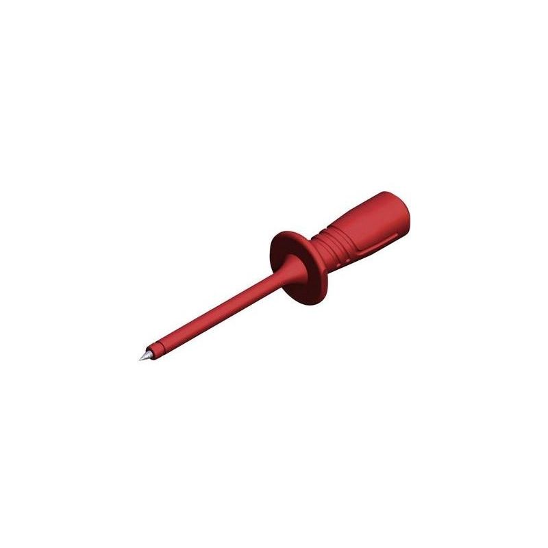 Pointe de touche de sécurité Sks Hirschmann pruef 2600 enfichable 4 mm cat iii 1000 v rouge 972317101
