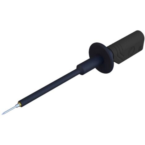 Pointe de touche de sécurité SKS Hirschmann PRUEF 1610 FT 975018700 enfichable 2 mm CAT II 1000 V noir 1 pc(s) - noir