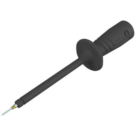 Pointe de touche de sécurité SKS Hirschmann PRUEF 2610 FT SW 972318100 enfichable 4 mm CAT II 1000 V noir 1 pc(s) - noir