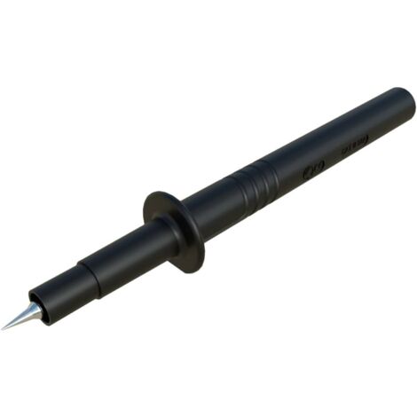 Pointe de touche de sécurité SKS Hirschmann PRUEF 2700 sw 972319100 enfichable 4 mm CAT II 1000 V noir 1 pc(s)