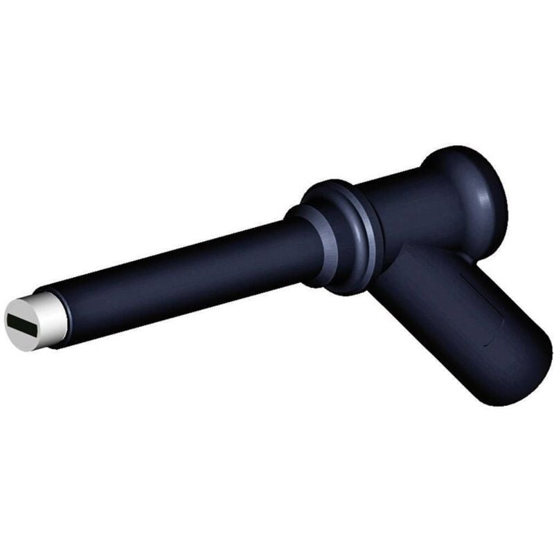 Pointe de touche de sécurité Stäubli XMA-7L 66.9509-21 enfichable 4 mm cat iv 1000 v noir 1 pc(s)