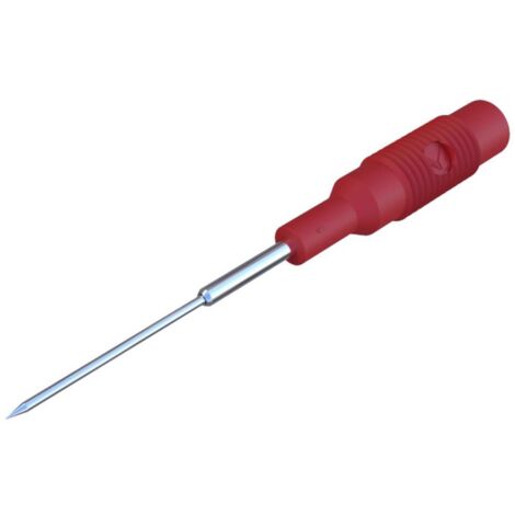 POINTE DE TOUCHE SKS HIRSCHMANN MZS 1 - PRUEF 973601101 ENFICHABLE 4 MM CAT I ROUGE 1 PC(S)