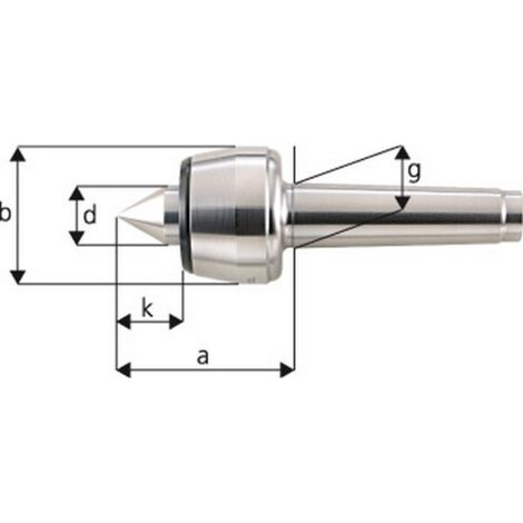 Pointe du poinon central rotatif MK 1