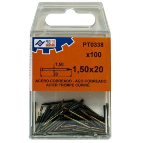 POINTE EN ACIER AVEC CO PERDUE AVEC 90 - 1,50X25 MM