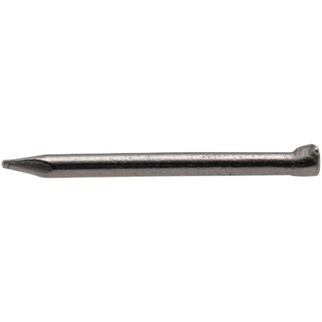 Pointe en acier poli Vissal à tête d'homme 1,25x25 mm Boite de 80g