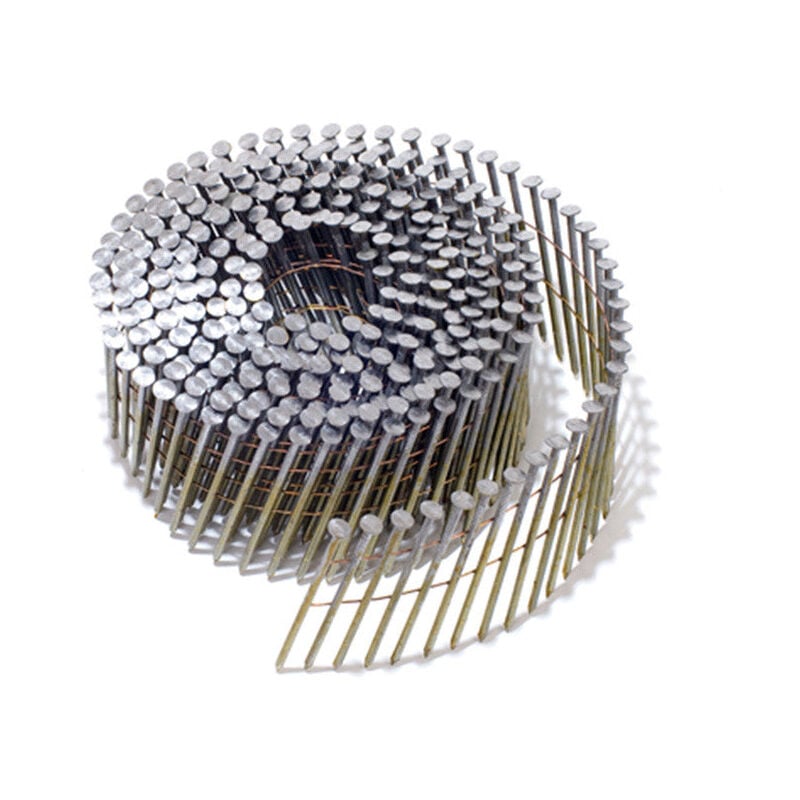 Pointe en Rouleau 16° Tête Plate Claire NORFIX Annelée