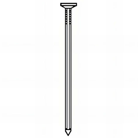 Pointe galvanisée à chaud (HDG) canelée en vrac tête plate (TP) 2,0 x 40 mm - 5 kg - TP200408 Alsafix