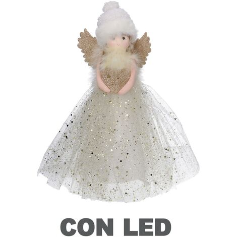 Pointe led tissu or poupée cm6x14h30