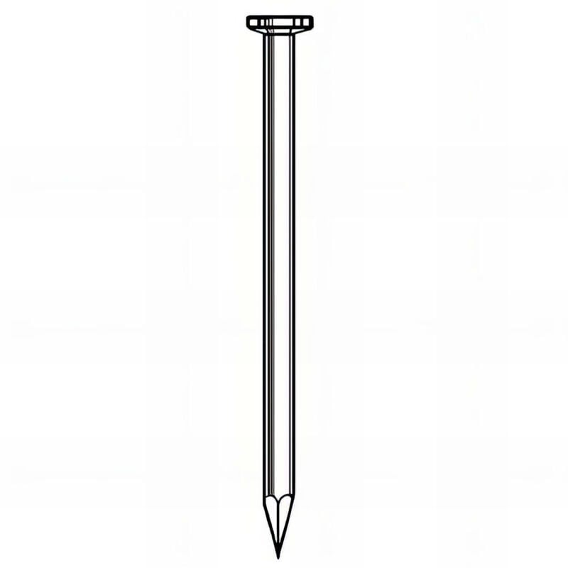 Fixtout - Pointe lisse en vrac tete plate (tp) 7,0 x 250 mm 5 Kg