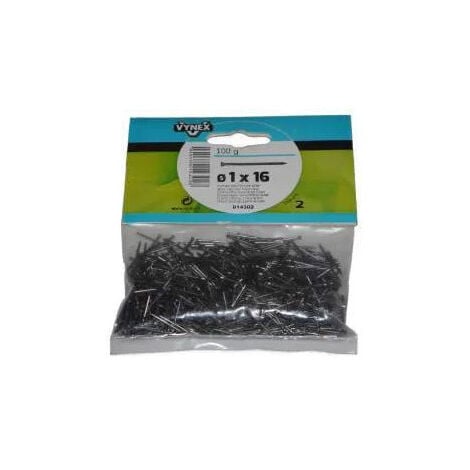Pointe TH acier 16 x 1, 100g PLOMBELEC